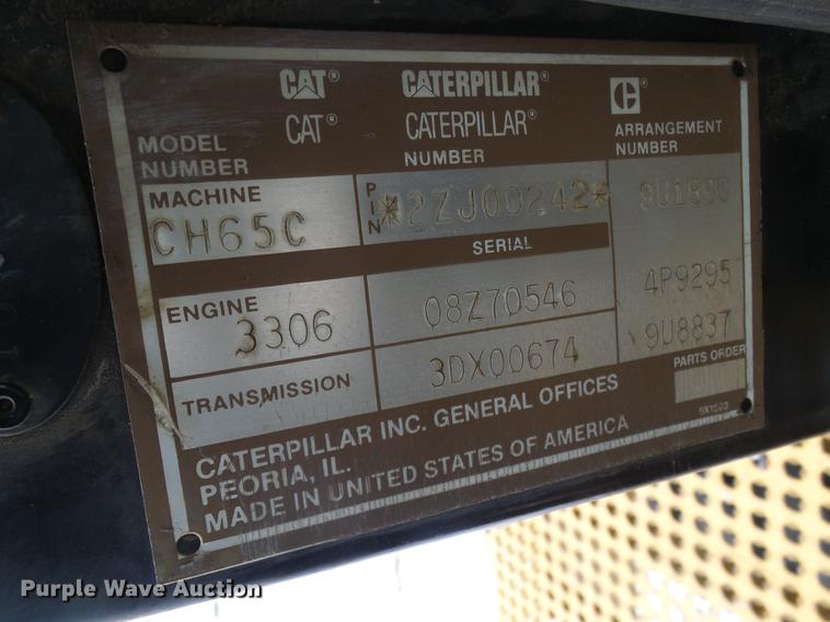 image for item DF7117 1993 Caterpillar Challenger 65C tractor