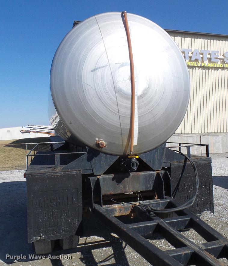 image for item DF7129 1983 shop built tank trailer