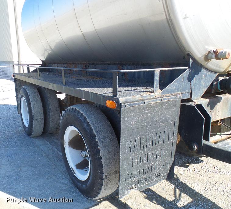 image for item DF7129 1983 shop built tank trailer