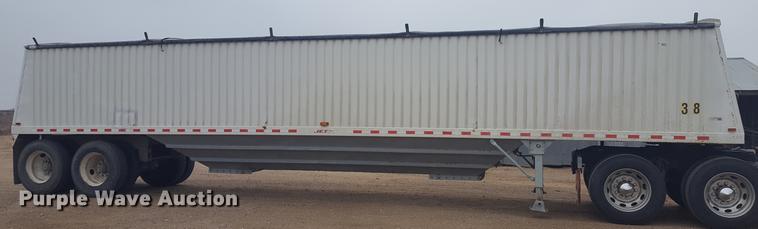 image for item FF9763 1990 Jet double hopper bottom grain trailer