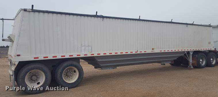 image for item FF9763 1990 Jet double hopper bottom grain trailer
