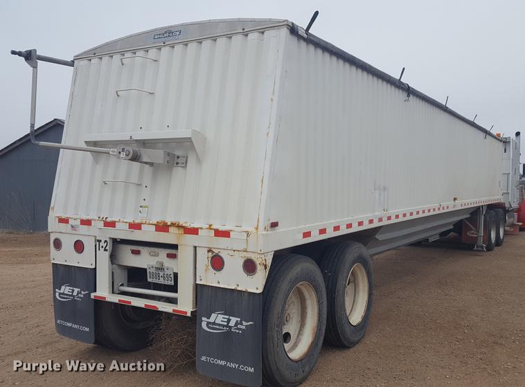 image for item FF9763 1990 Jet double hopper bottom grain trailer