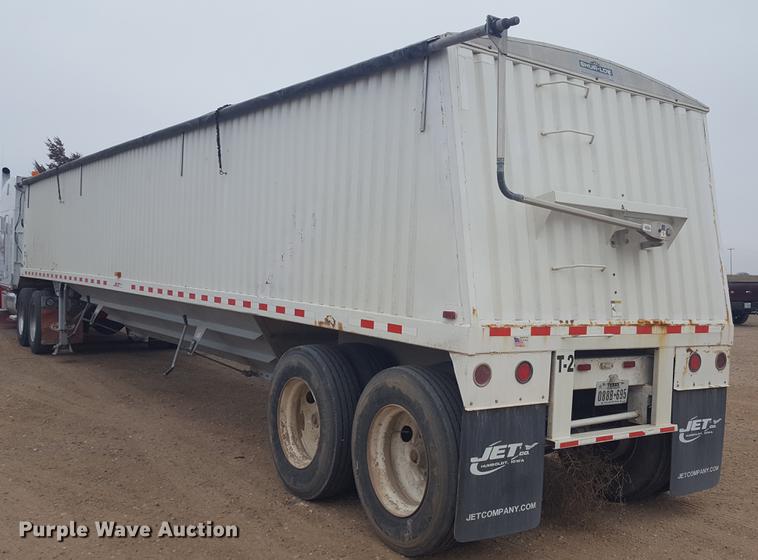 image for item FF9763 1990 Jet double hopper bottom grain trailer