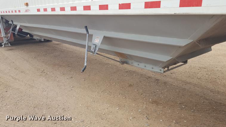 image for item FF9763 1990 Jet double hopper bottom grain trailer