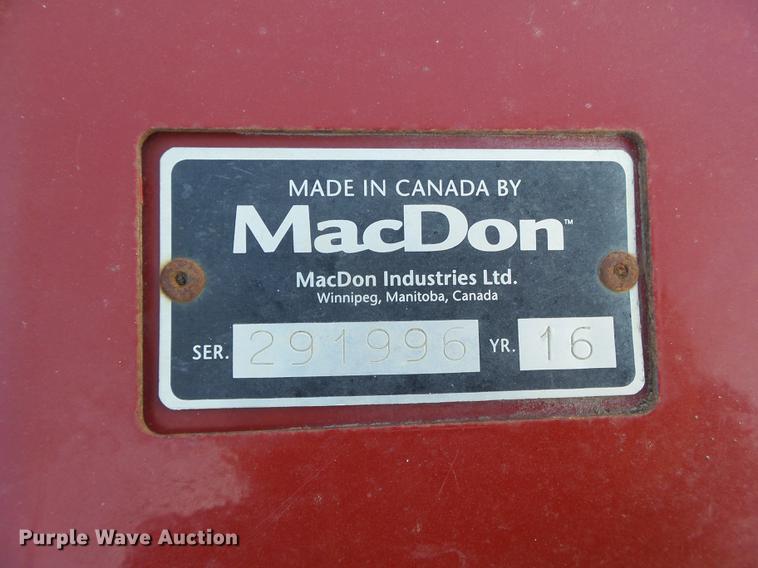 image for item FF9765 2016 MacDon M205 windrower