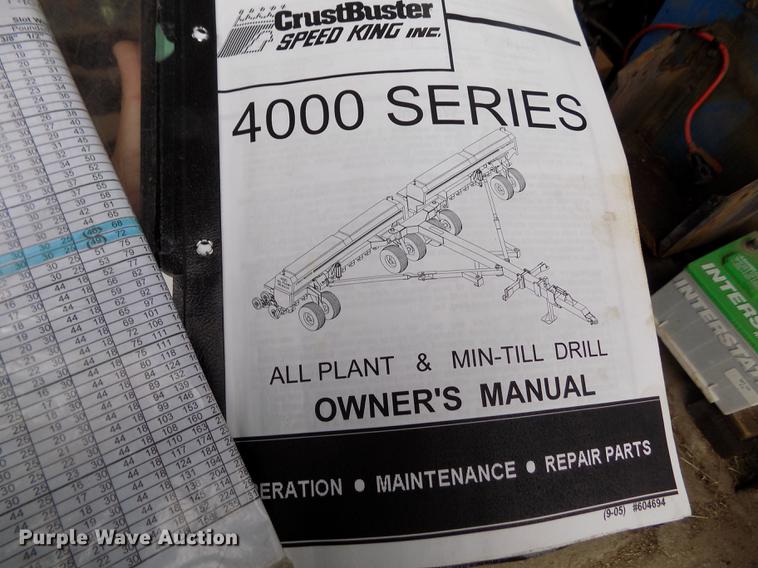 image for item FH9046 2013 CrustBuster 4030 All Plant grain drill