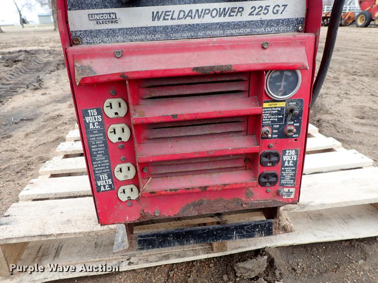 image for item FL9621 Lincoln Weldanpower 225 G7 welder/generator