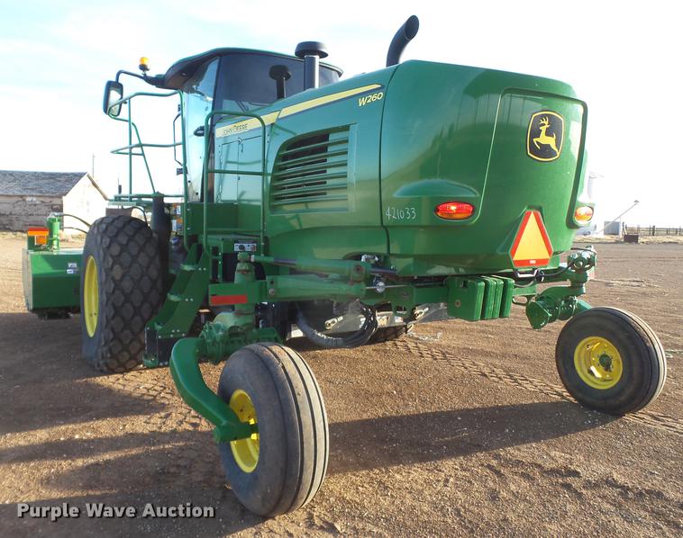 image for item FS9501 2016 John Deere W260 windrower