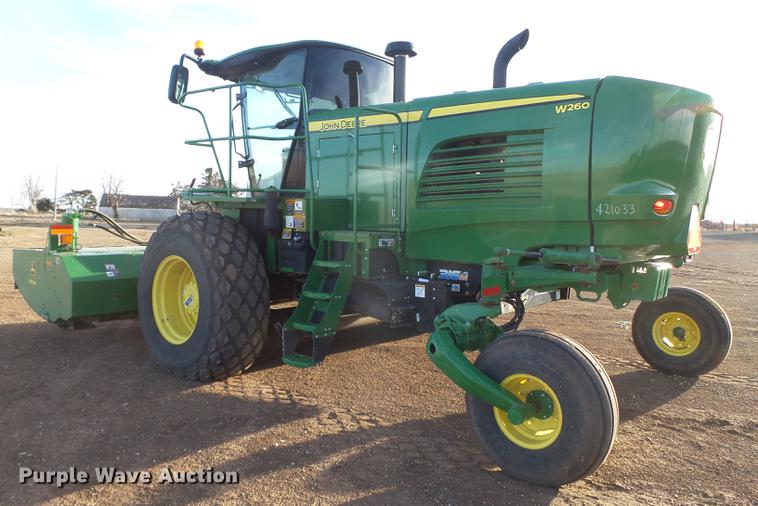 image for item FS9501 2016 John Deere W260 windrower