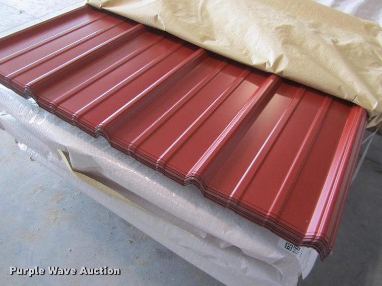 image for item G1628 (60) sheets of metal siding/roofing