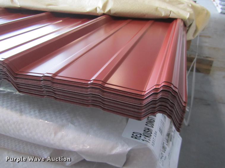 image for item G1628 (60) sheets of metal siding/roofing