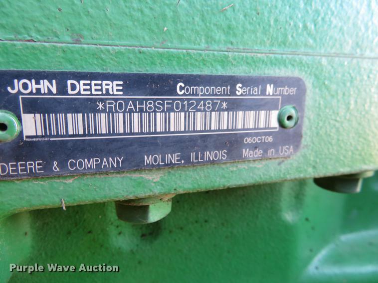 image for item DE8807 2007 John Deere 8430 MFWD tractor