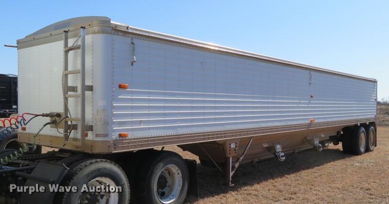 image for item DE8817 1992 Timpte Super Hopper double hopper bottom grain trailer