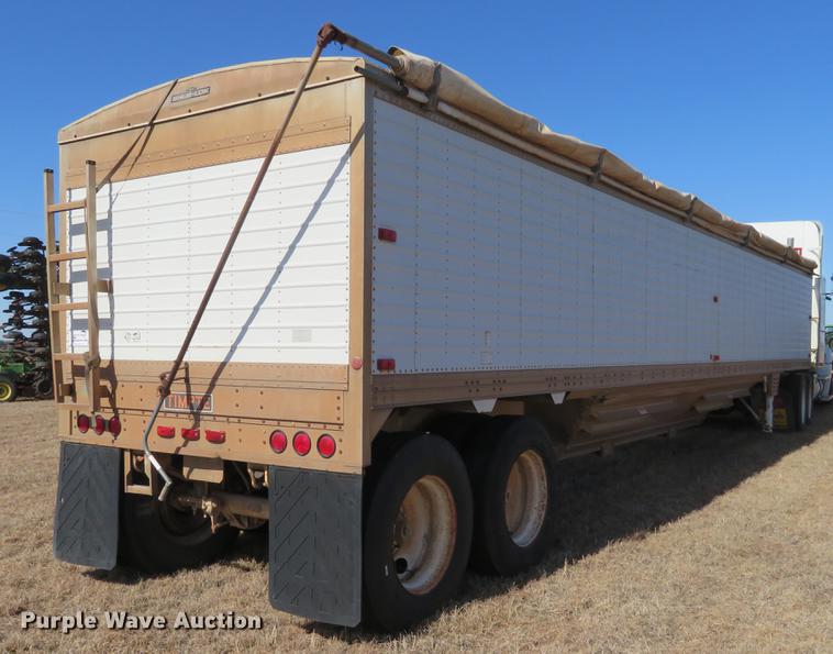 image for item DE8817 1992 Timpte Super Hopper double hopper bottom grain trailer