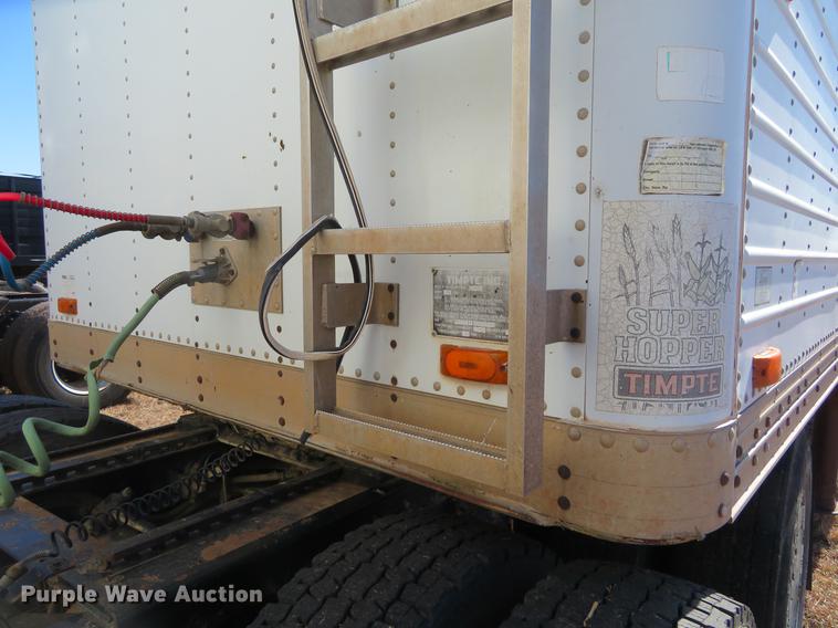 image for item DE8817 1992 Timpte Super Hopper double hopper bottom grain trailer