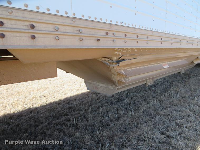 image for item DE8817 1992 Timpte Super Hopper double hopper bottom grain trailer