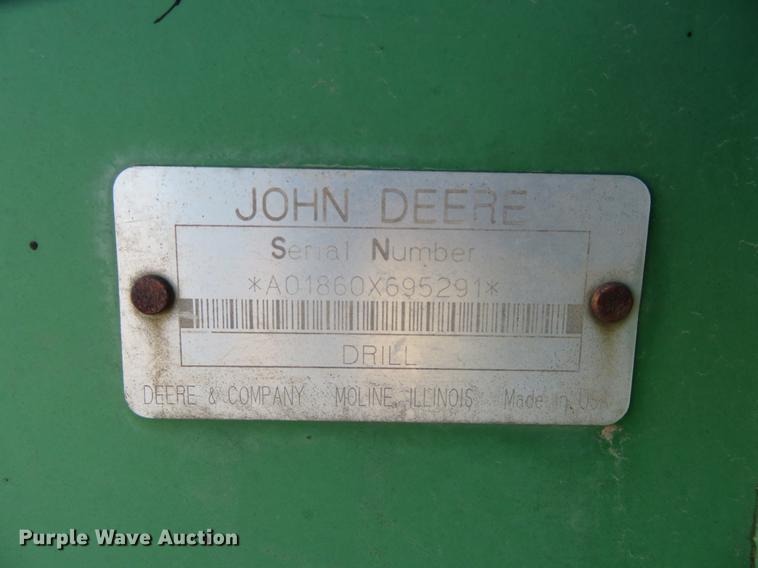 image for item DE8818 John Deere 1860 no-till air seeder