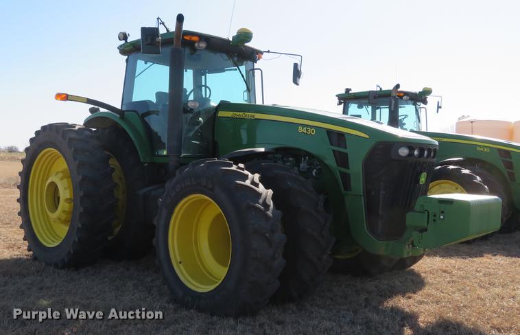 image for item DE8829 2008 John Deere 8430 MFWD tractor