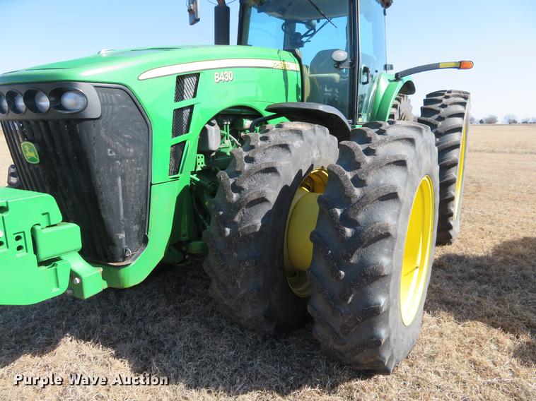 image for item DE8829 2008 John Deere 8430 MFWD tractor
