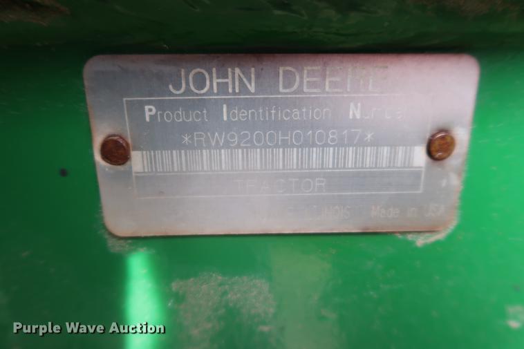 image for item DG3350 1998 John Deere 9200 4WD tractor