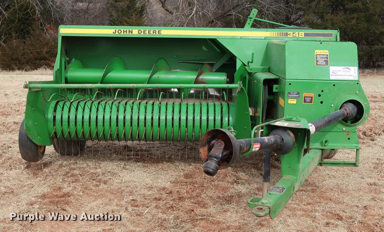 image for item DG3353 2001 John Deere 348 small square baler