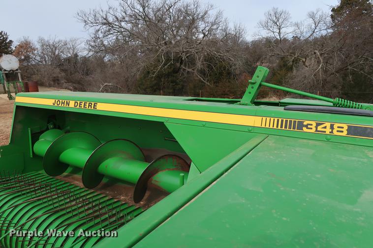 image for item DG3353 2001 John Deere 348 small square baler
