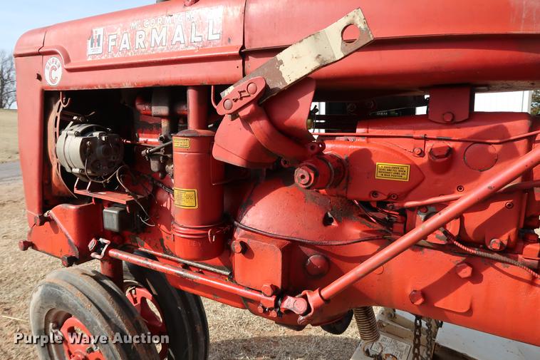image for item DG3354 1952 Mccormick Farmall Super C tractor
