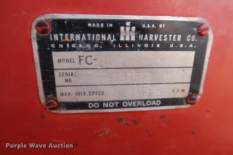 image for item DG3354 1952 Mccormick Farmall Super C tractor