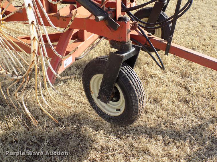 H&S BIFOLD12HYD hay rake in Gracemont, OK Item DG3356 sold