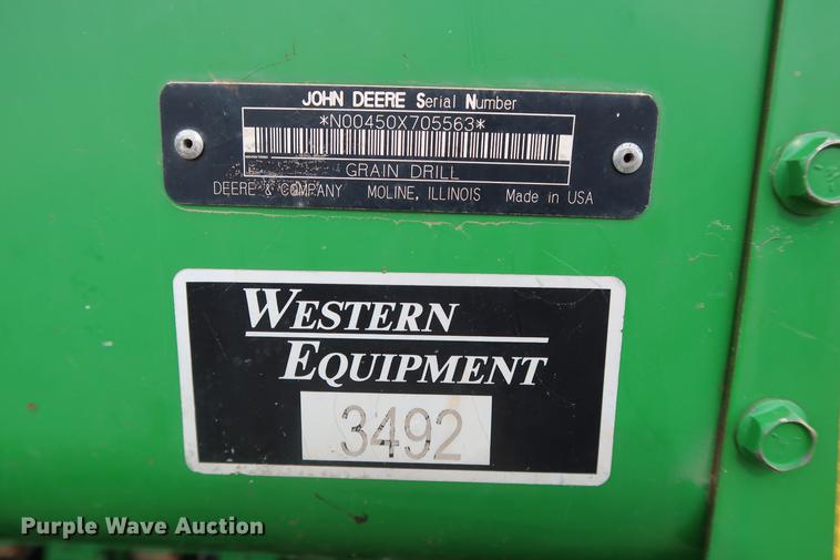 image for item DG3362 John Deere 450 grain drill