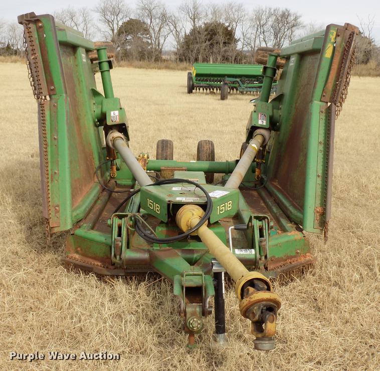 image for item DG3365 John Deere 1518 batwing rotary mower
