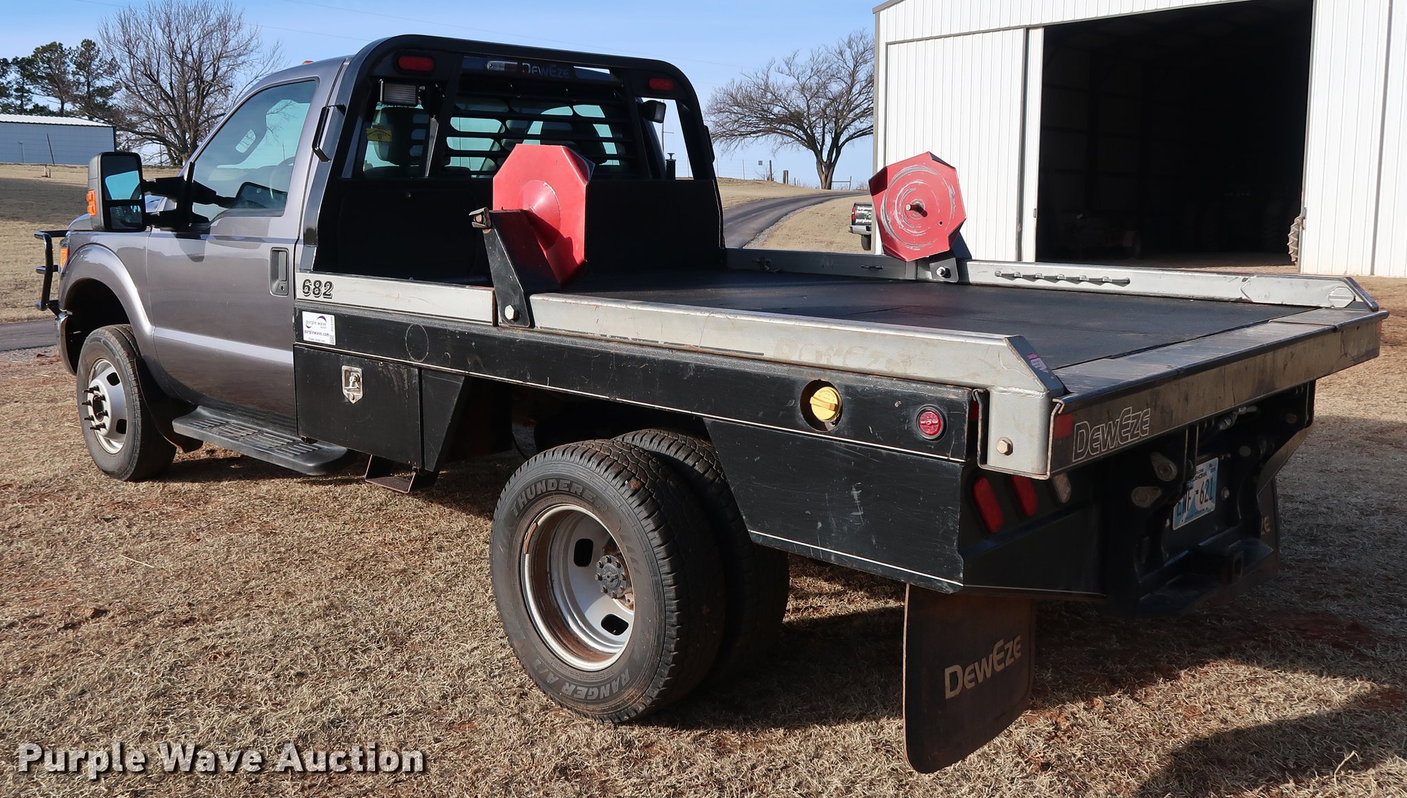 2014 Ford F350 Super Duty bale bed pickup truck in