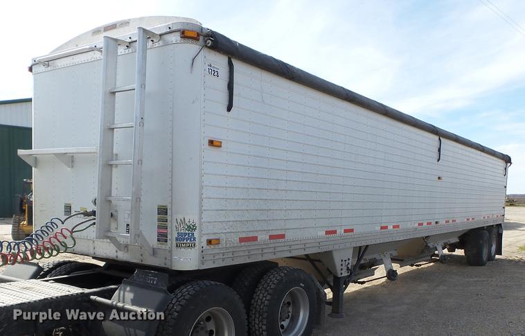 image for item CD9576 2009 Timpte Super Hopper double hopper bottom grain trailer