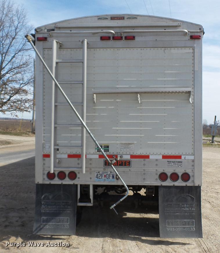 image for item CD9576 2009 Timpte Super Hopper double hopper bottom grain trailer