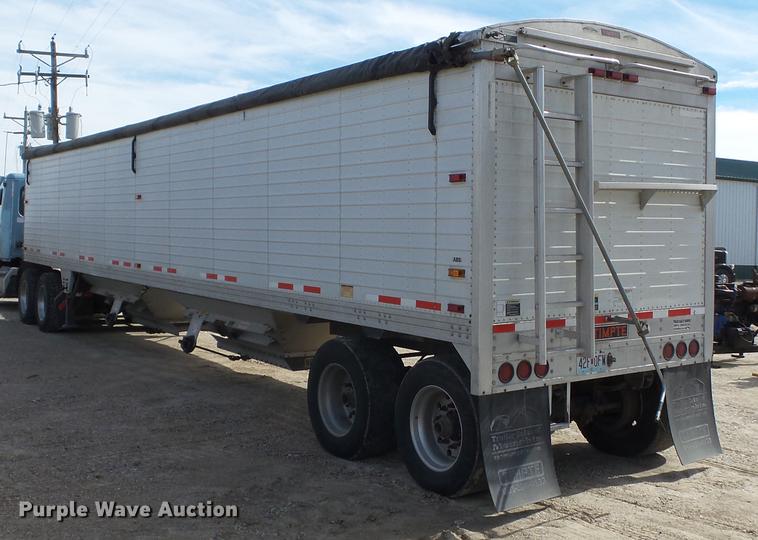 image for item CD9576 2009 Timpte Super Hopper double hopper bottom grain trailer