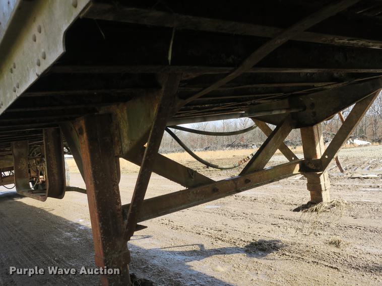 image for item DB8887 1993 Ledwell live bottom trailer