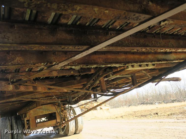 image for item DB8887 1993 Ledwell live bottom trailer