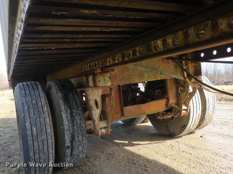 image for item DB8887 1993 Ledwell live bottom trailer