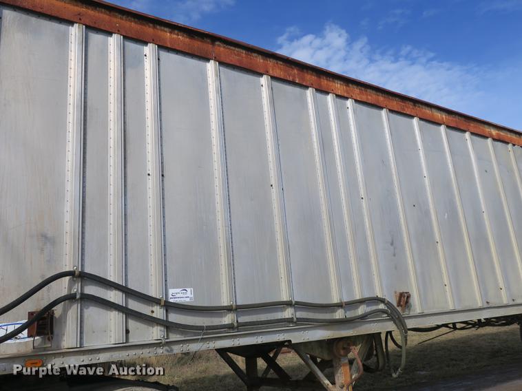 image for item DB8887 1993 Ledwell live bottom trailer