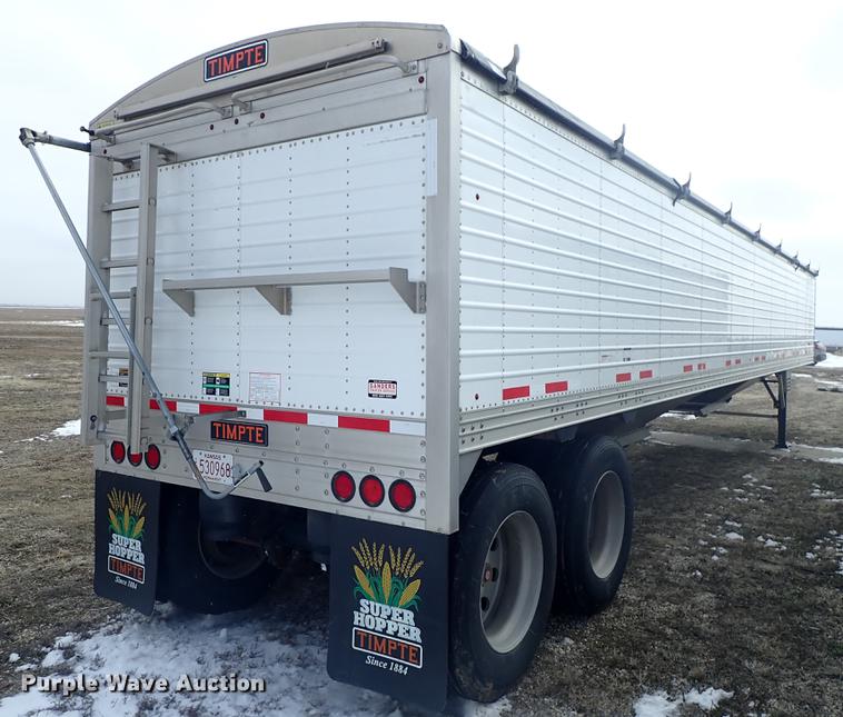 image for item DF8752 2017 Timpte Super Hopper double hopper bottom grain trailer
