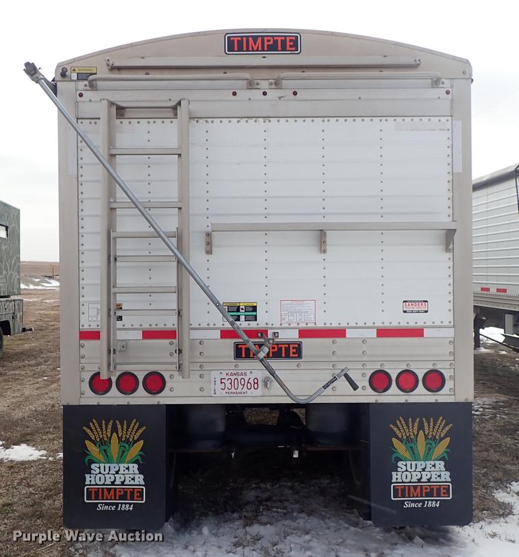 image for item DF8752 2017 Timpte Super Hopper double hopper bottom grain trailer
