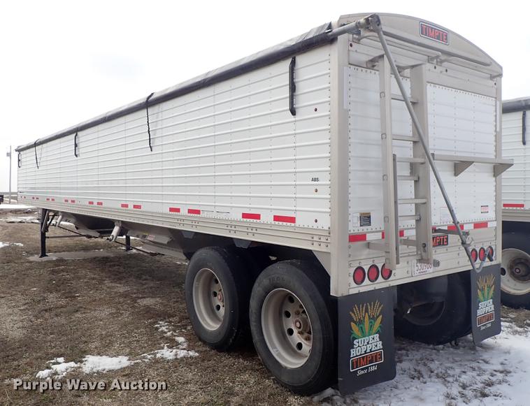 image for item DF8752 2017 Timpte Super Hopper double hopper bottom grain trailer