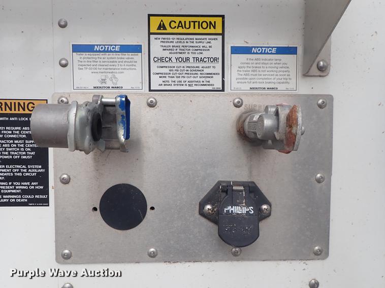 image for item DF8752 2017 Timpte Super Hopper double hopper bottom grain trailer