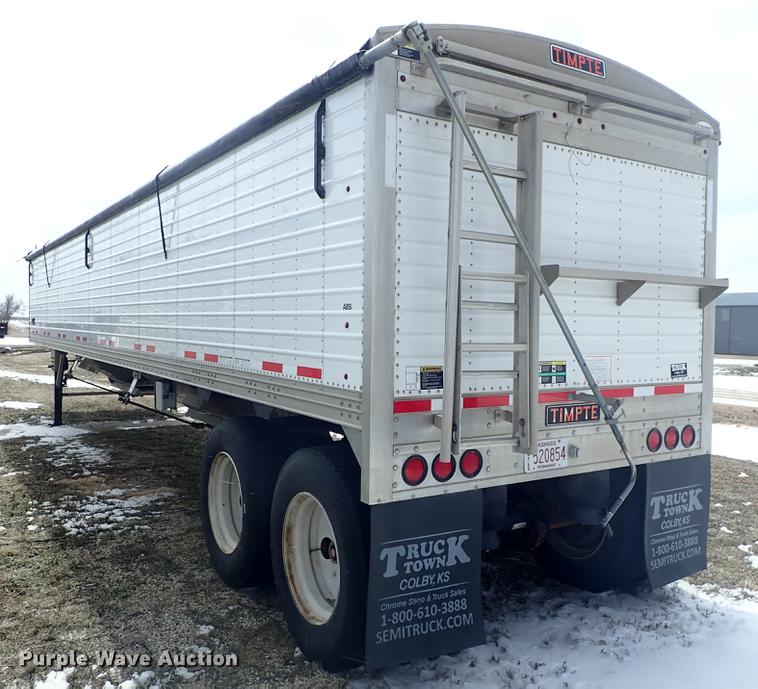 image for item DF8753 2016 Timpte Super Hopper double hopper bottom grain trailer