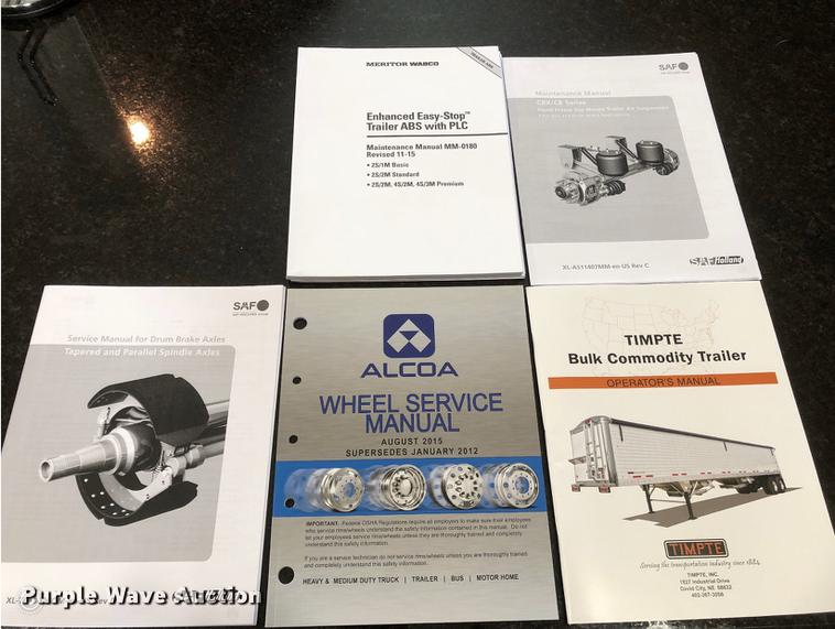 image for item DF8753 2016 Timpte Super Hopper double hopper bottom grain trailer