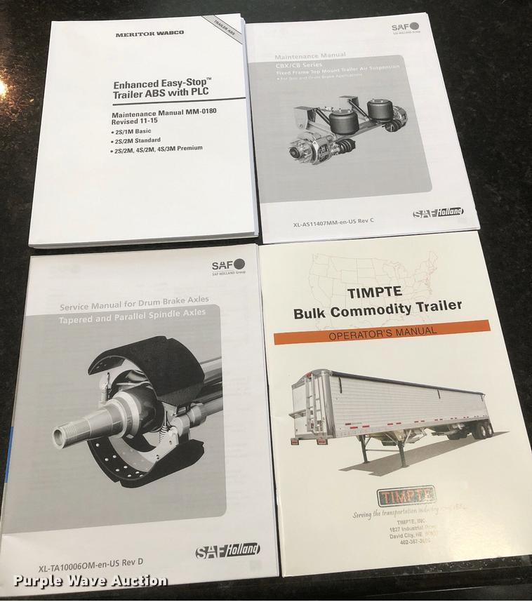 image for item DF8753 2016 Timpte Super Hopper double hopper bottom grain trailer