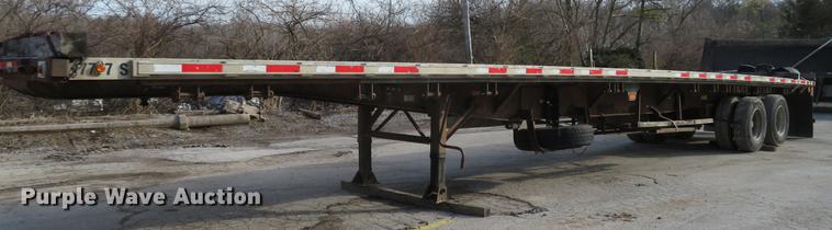 image for item DG3863 2001 Wabash FLCVHCM flatbed trailer