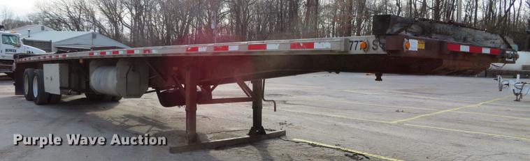 image for item DG3863 2001 Wabash FLCVHCM flatbed trailer