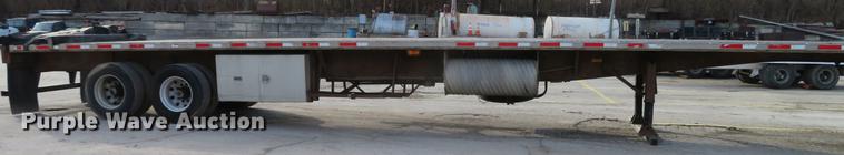 image for item DG3863 2001 Wabash FLCVHCM flatbed trailer