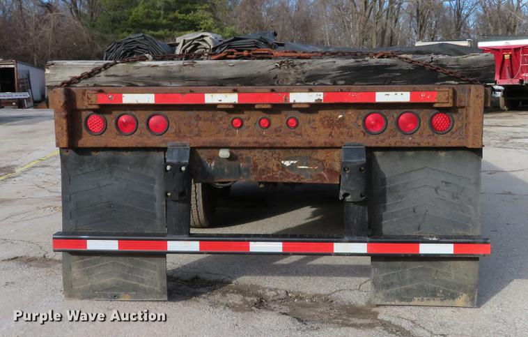 image for item DG3863 2001 Wabash FLCVHCM flatbed trailer